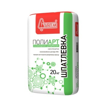 Шпатлёвка ПОЛИАРТ полимерная 20 кг                                                                                                                                                                      