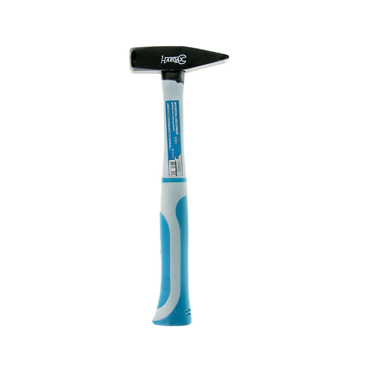 Молоток слесарный кованый, фиберглассовая рукоятка, 500г (38-2-205)                                                                                                                                     