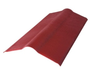 Ондулин конек 0,36х0,9 м красный                                                                                                                                                                        