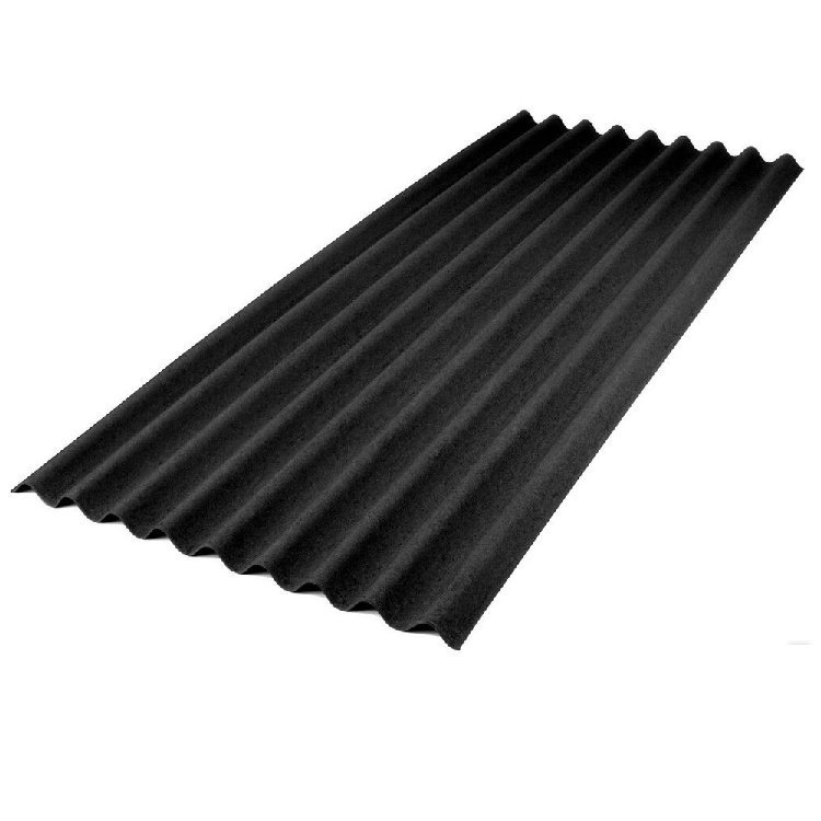 Ондулин 1,95х0,95 м черный/серый (гвозди приобретаются ОТДЕЛЬНО 20шт/лист)                                                                                                                              