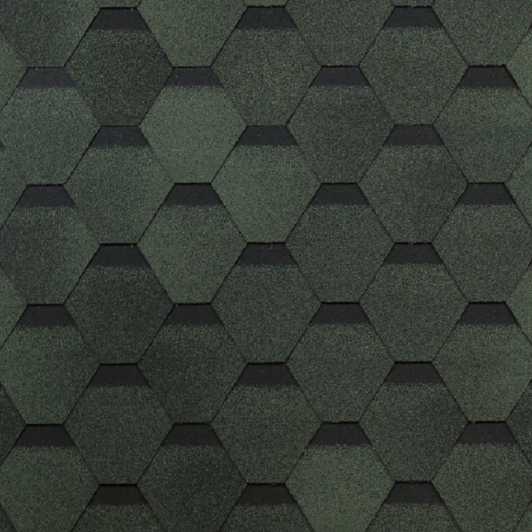 Гибкая черепица, Оптима (зеленый) 6S4X21-0703RUS (уп.3м2)                                                                                                                                               