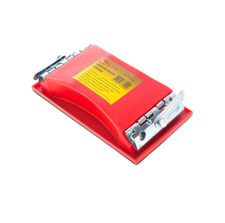 Оправка шлифовальная корпус из пластика, металлические зажимы 165х85мм(32-1-001)                                                                                                                        