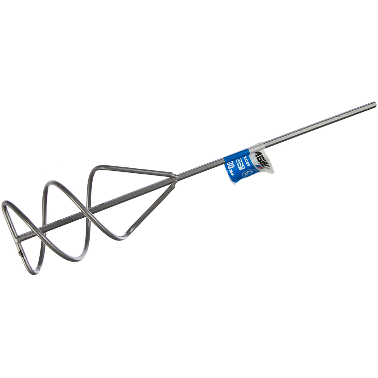 Миксер СИБИН для песчано-гравийных смесей, шестигранный хвостовик, 100х450мм(06048-10-45)                                                                                                               