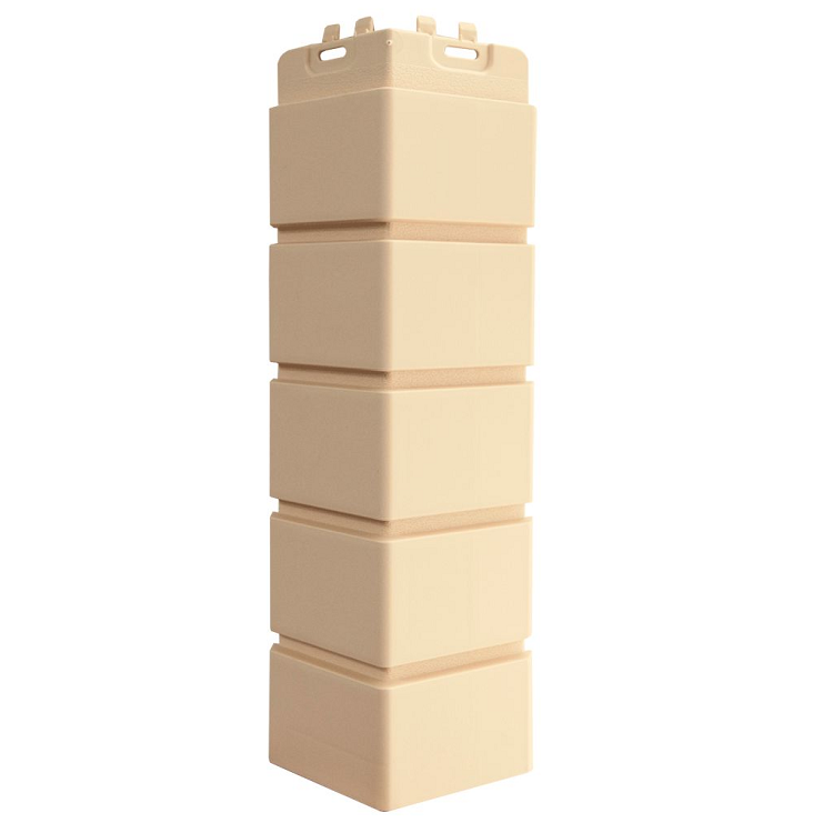 Наружный угол GL Standart клинкерный кирпич (моноцвет) 0,12х0,39 - МОЛОЧНЫЙ                                                                                                                             