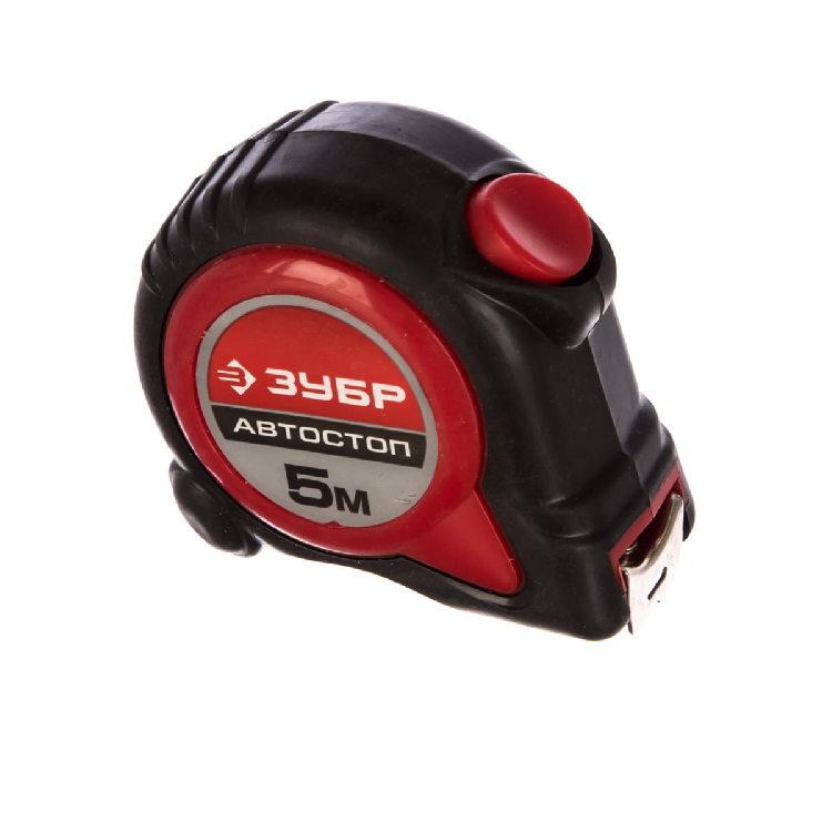 Рулетка ЗУБР "ЭКСПЕРТ" двухкомпонентный корпус, автостоп, 5х25мм (34052-05-25)                                                                                                                          