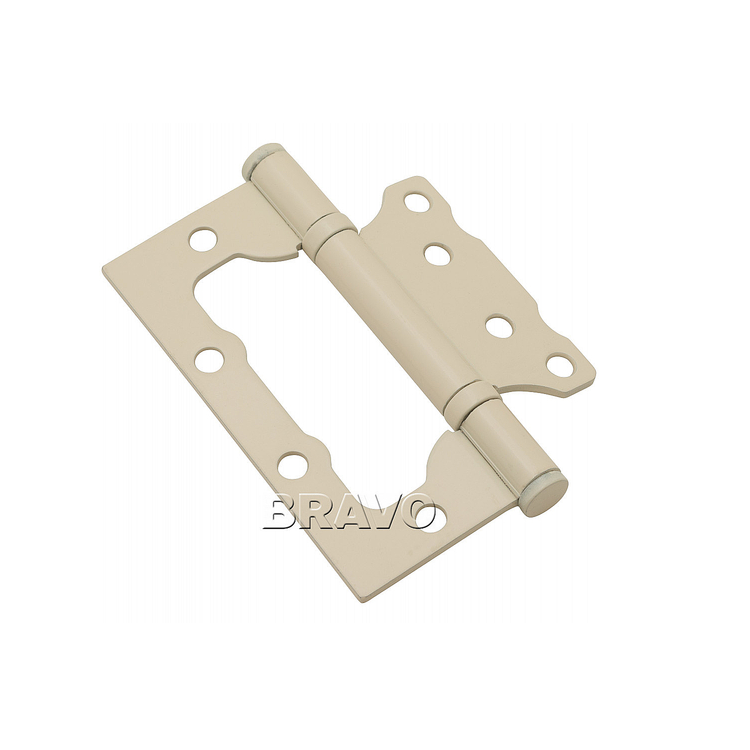 Петля без врезки стальная Bravo F-4-2BB 100*75*2,5 I Слоновая кость (055-0189)                                                                                                                          