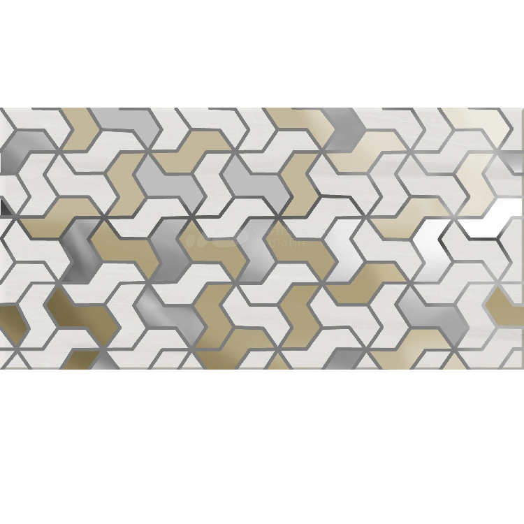 Декор Андалусия Геометрия D1 25х50 (8шт)                                                                                                                                                                