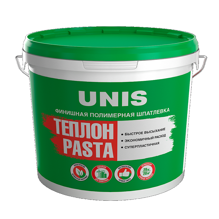 Шпатлевка полимерная готовая Pasta Теплон 28кг                                                                                                                                                          