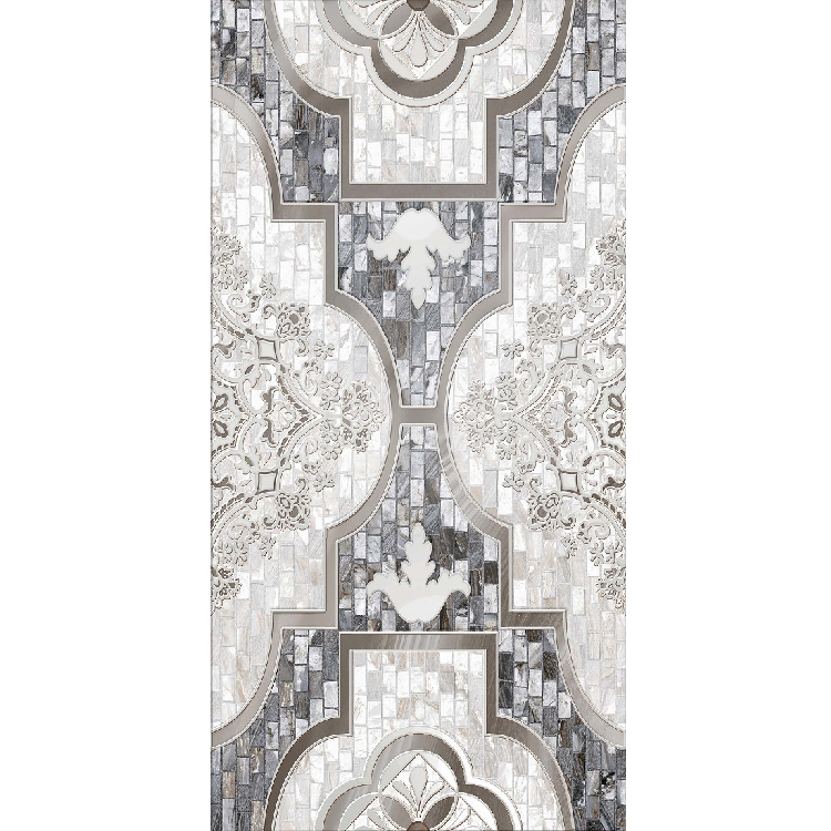 Декор Венеция D серая 30х60 (5шт)                                                                                                                                                                       