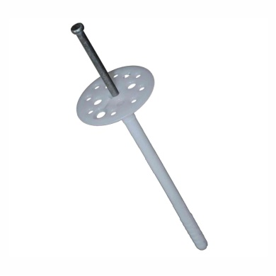 Дюбель д/теплоизоляции "гриб" 10х180мм с металлическим стержнем                                                                                                                                         