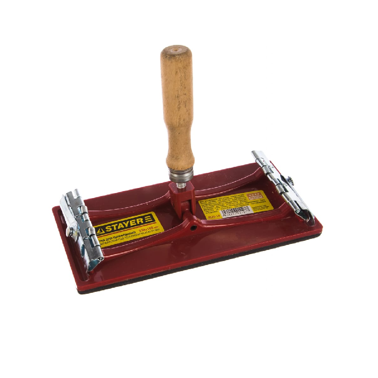 Терка STAYER для шлифования с держателем под телескопическую ручку, 210x105мм 3570-10                                                                                                                   