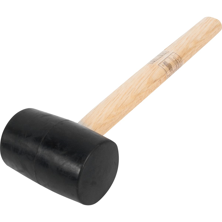 Киянка резиновая 300 г деревянная ручка (2542300)                                                                                                                                                       