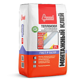 Штукатурно-клеевая смесь Теплоизол Старатели 25кг                                                                                                                                                       