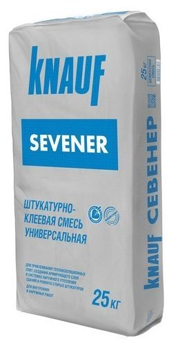 Штукатурно-клеевая смесь КНАУФ-Севенер 25кг                                                                                                                                                             