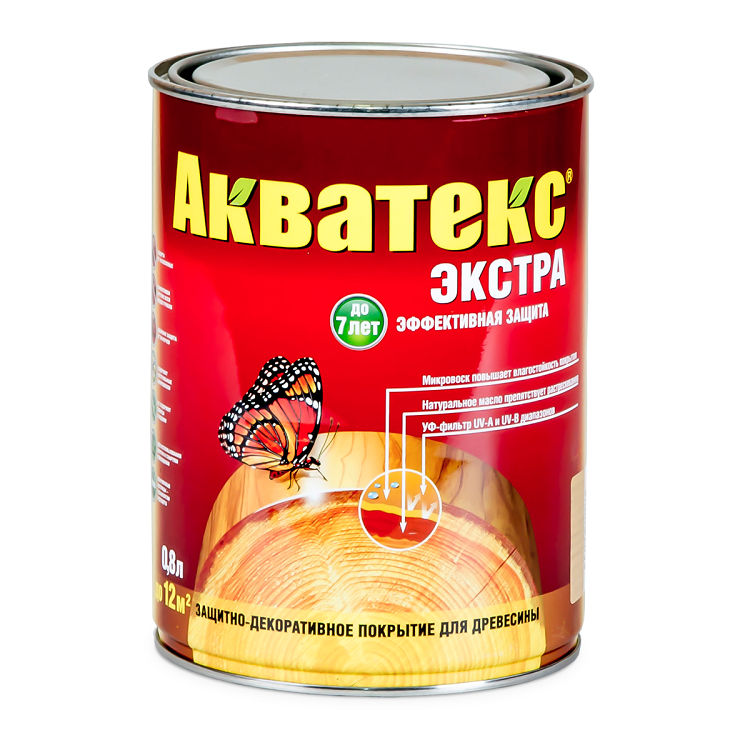 Акватекс экстра 0,8л (тик)                                                                                                                                                                              