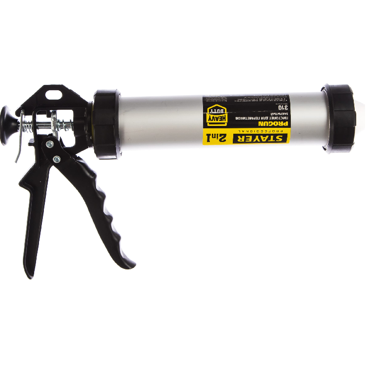 Пистолет закрытый для герметика, алюминиевый корпус, серия Professional STAYER 310мл 0673-31                                                                                                            
