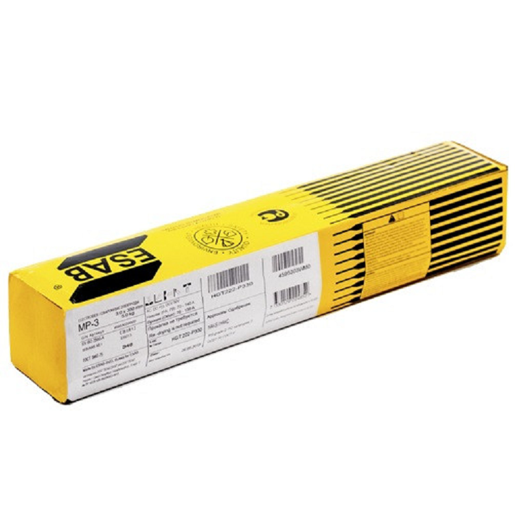 Электроды ESAB МР-3 4,0х450мм (пачка 6,5кг)                                                                                                                                                             