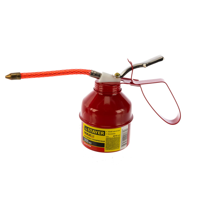 Масленка STAYER "MASTER" с гибким наконечником, 300 мл 4313_z01                                                                                                                                         