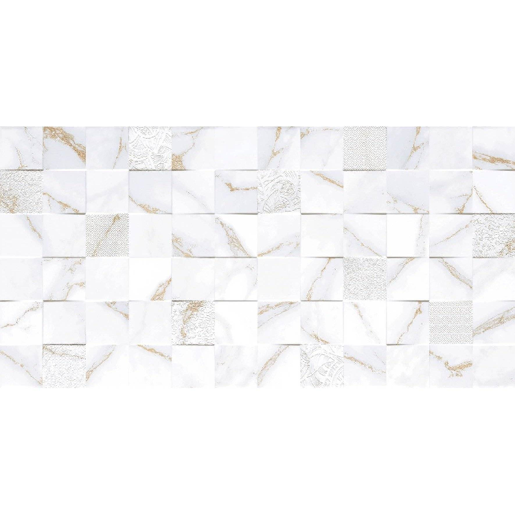 TP3660H Плитка настенная Дафнис Декор 30*60см белый 1,8м2                                                                                                                                               