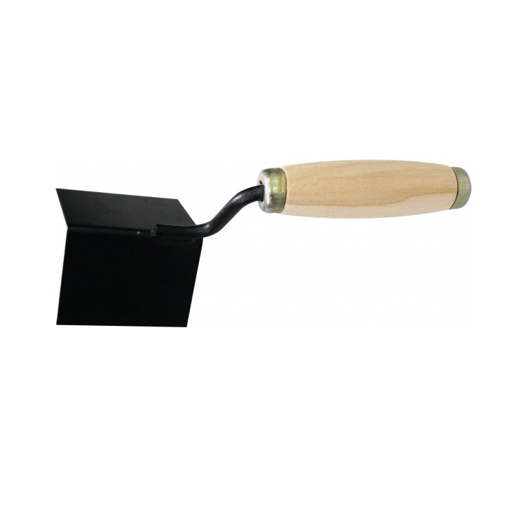 Кельма угловая внешняя 60*60*80 дерев. ручка, отбойник (1070110)                                                                                                                                        