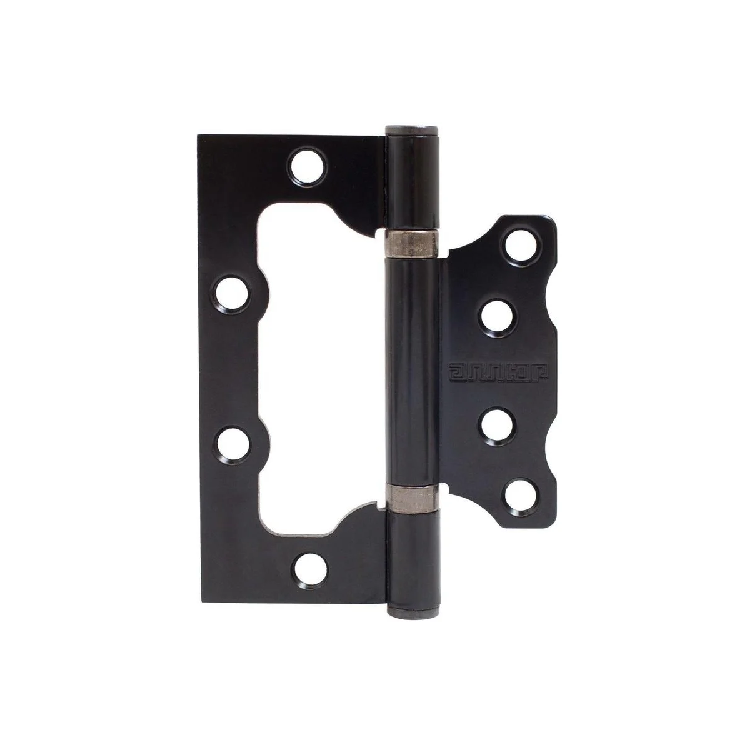 Петля накладная без врезки АЛЛЮР 100х75 2BB BL КОРОБКА 2,5мм матовый черный (14532)                                                                                                                     