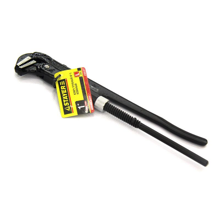 Ключ трубный рычажный STAYER,прямые губки,№ 1, 1" (27331-1)                                                                                                                                             