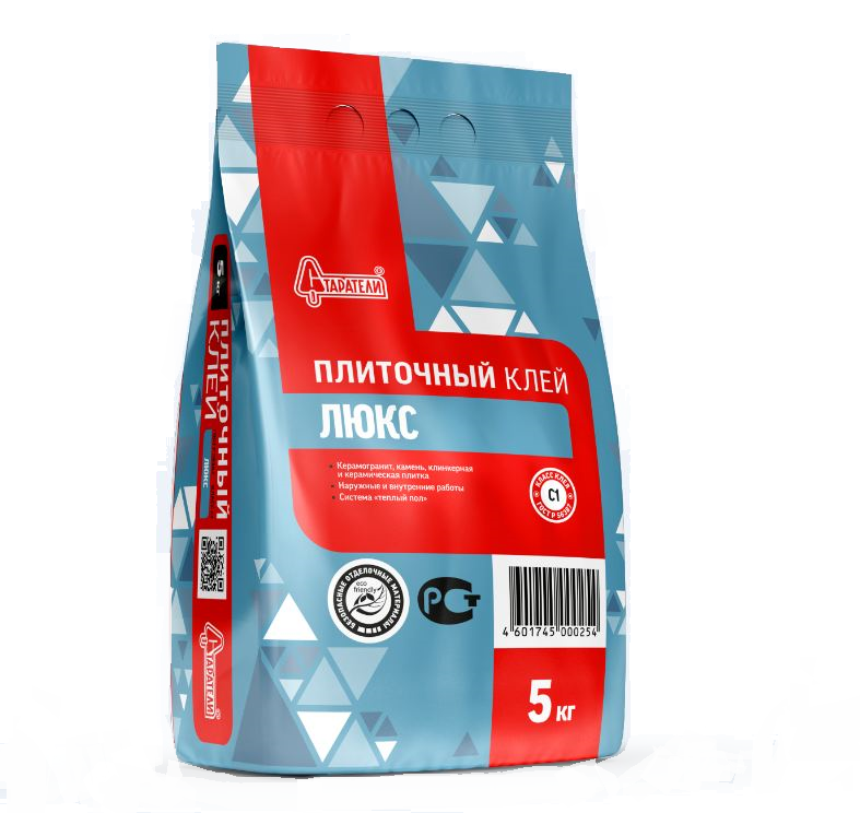 Клей для плитки люкс 5кг "Старатели"                                                                                                                                                                    