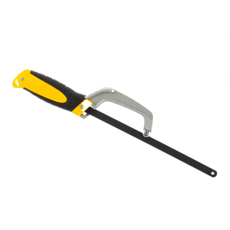 Ножовка-ручка по металлу STAYER, 3-х компонентная рукоятка, металлич.державка 300мм (15715)                                                                                                             