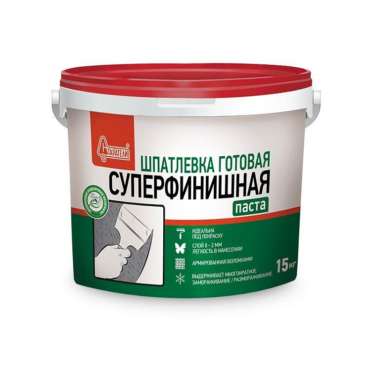 Шпатлевка полимерная готовая Pasta Теплон 15кг                                                                                                                                                          