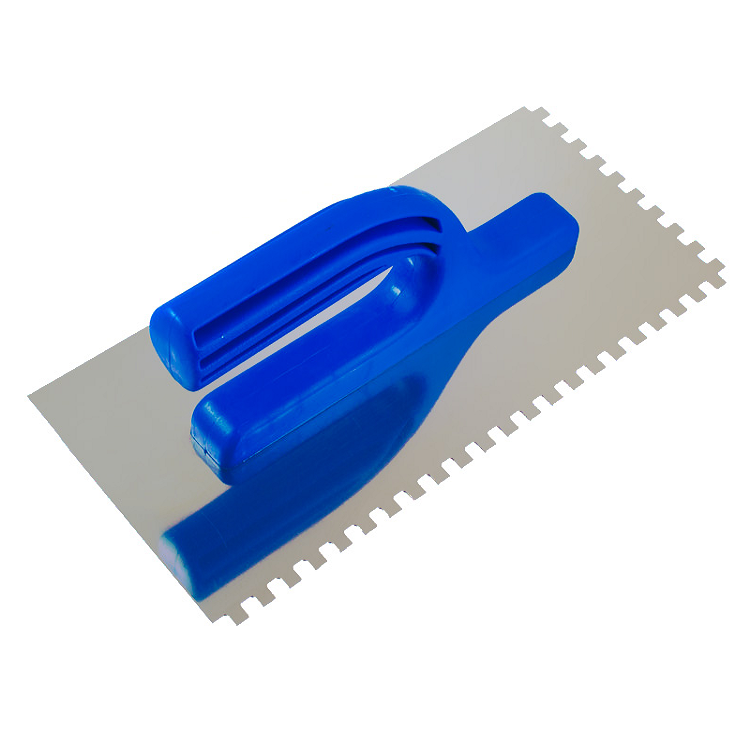 Гладилка зубчатая нерж.сталь, пласт.рукоятка 130х270мм, зуб 6х6мм(27-1-006)                                                                                                                             