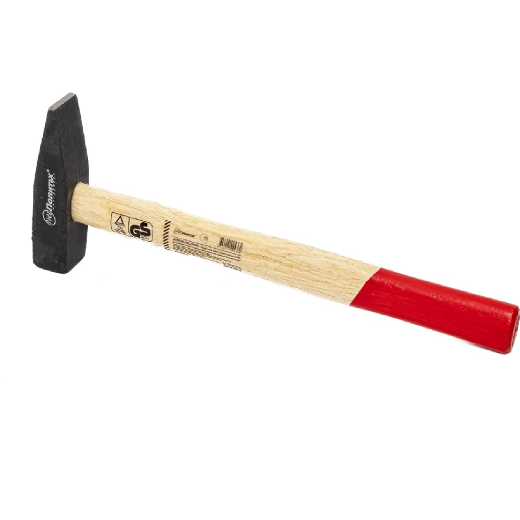 Молоток с квадратным бойком дер. ручка 600г Политех  2535060                                                                                                                                            