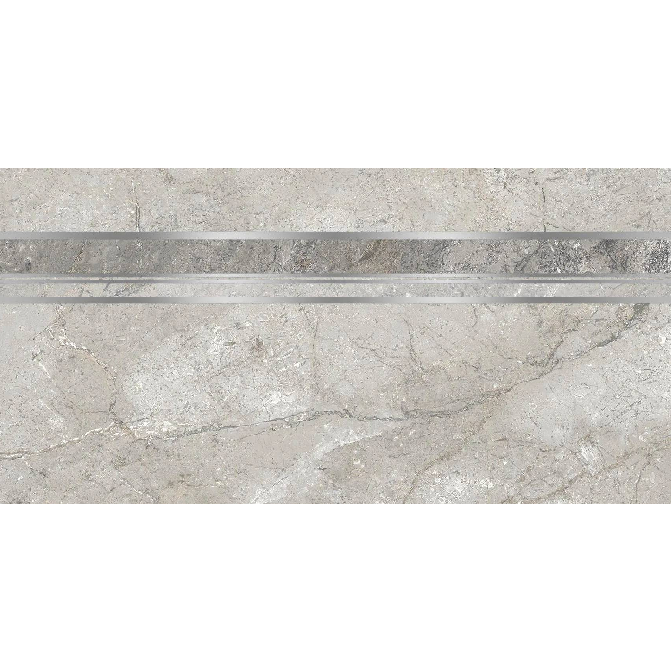 Декор Этна D узкая полоса серый 30х60 (5шт)                                                                                                                                                             