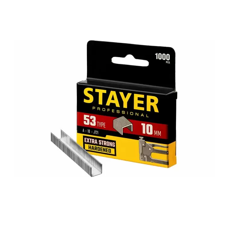 Скобы STAYER "STANDARD" тип 53, 10мм, 1000шт (3159-10_z02)                                                                                                                                              