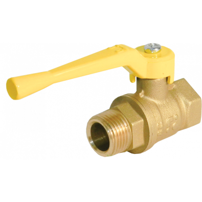 Кран шаровый 11Б27П газ А10 муфта-штуцер (природный газ,) ДУ20, Ру=16 БАЗ                                                                                                                               