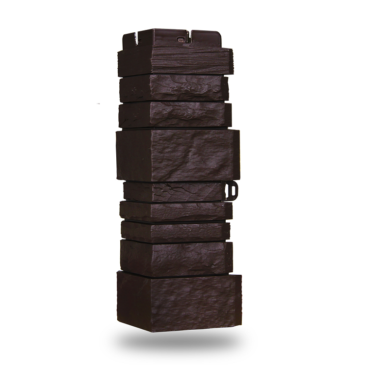 Наружный угол GL Standart Сланец (моноцвет) 0,12х0,39 - КОРИЧНЕВЫЙ                                                                                                                                      