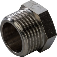 Заглушка нар.р. 1/2" никель                                                                                                                                                                             