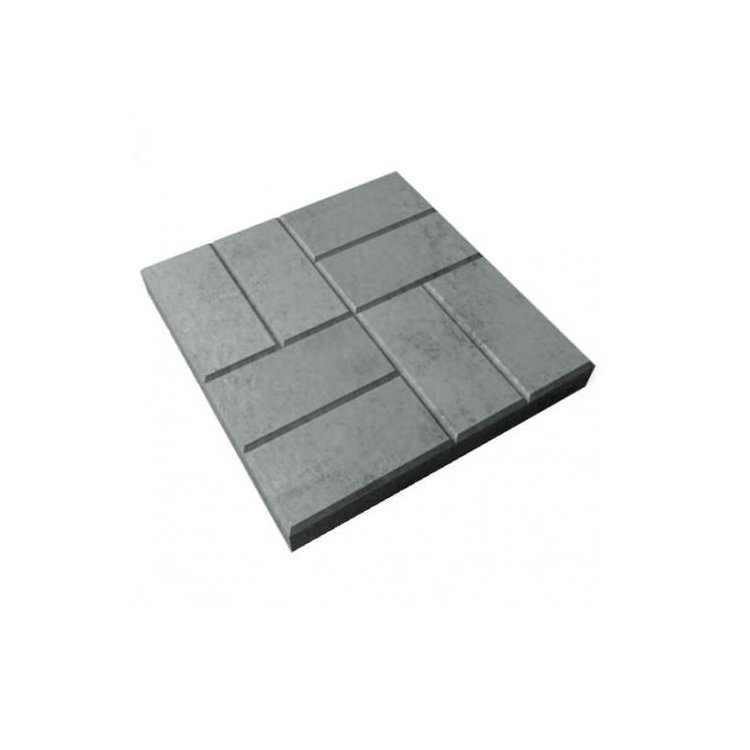 Плитка тротуарная "8 кирпичей" 300х300х40 серая                                                                                                                                                         