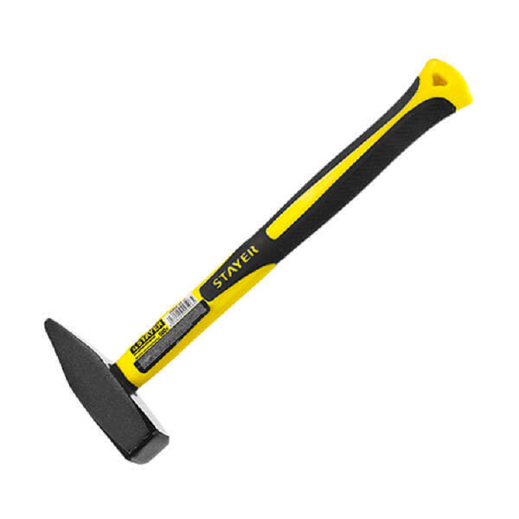 Молоток STAYER "PROFI" слесарный кованый с двухкомпонентной фиберглассовой ручкой, 0,5 кг (20050-05)                                                                                                    