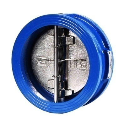 Клапан обратный  двухстворчатый  межфланцевый Ф100, Ру16 (аналог 19ч21бр)                                                                                                                               