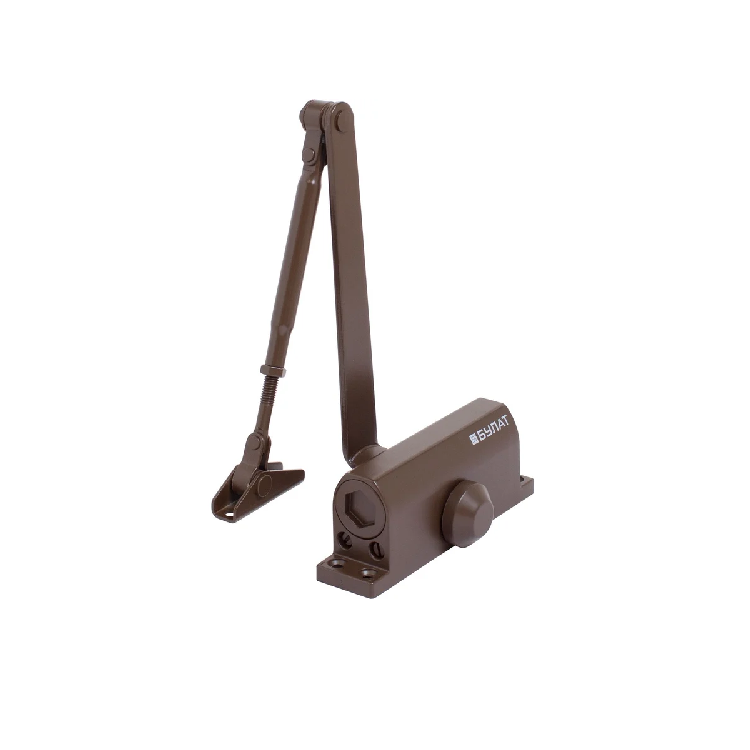 Доводчик дверной БУЛАТ ULTIMATE ДД-60 A-C (25-80 кг) коричневый, морозостойкий (14919)                                                                                                                  