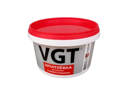 Шпатлевка универсальная акриловая 1,0 кг ВГТ                                                                                                                                                            