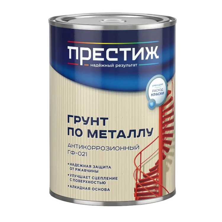 Грунт ГФ-021 (0,9кг) кр-кор "ПРЕСТИЖ"                                                                                                                                                                   