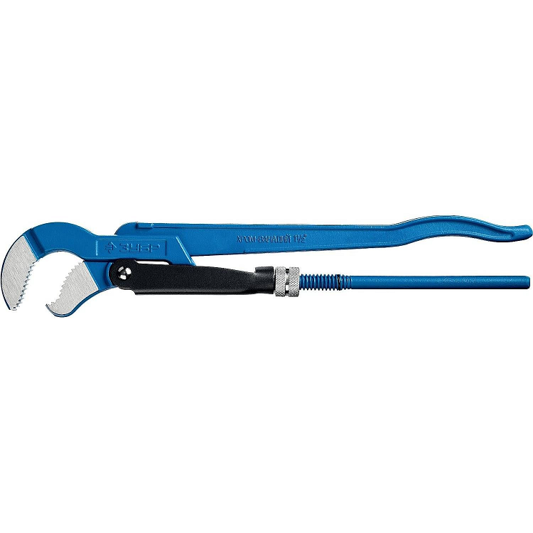 Ключ трубный рычажный ЗУБР "ПРОФЕССИОНАЛ", тип "S",изогнутые губки для труднодоступ мест(27336-0_z01                                                                                                    