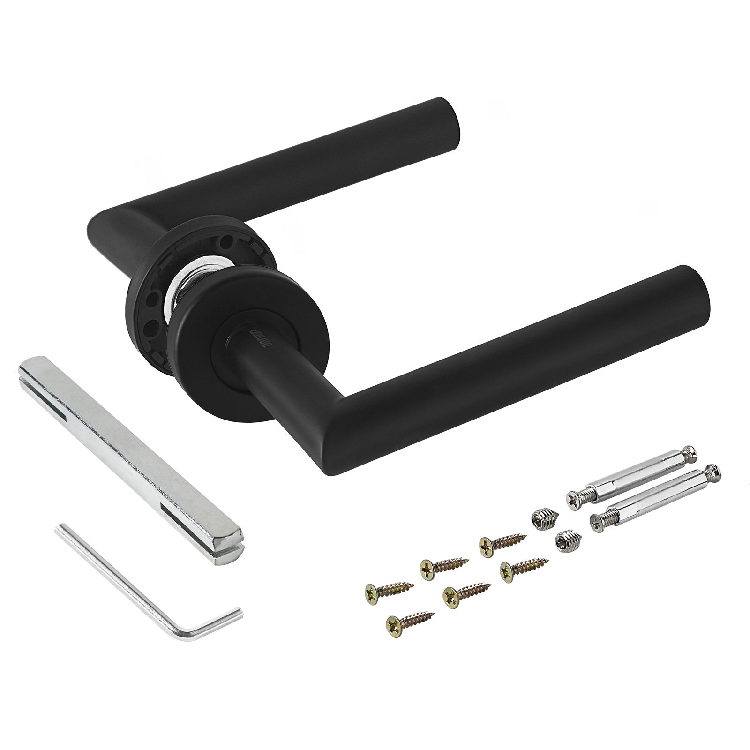 Комплект ручек АЛЛЮР 1801 SS BL матовый черный (15731)                                                                                                                                                  