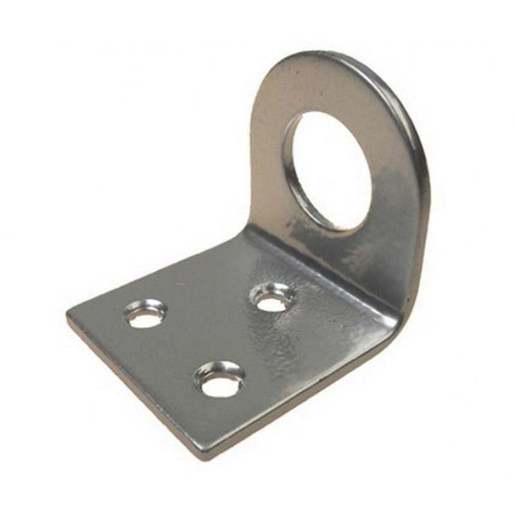 Проушина дверная д/замка 75х40 угловая цинк. d20мм (4120)                                                                                                                                               