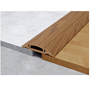 Порог с монтажным каналом 36мм 0,9м "Идеал", 206 Дуб коньячный                                                                                                                                          