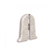 Заглушка ИДЕАЛ КЛАССИК для плинтуса 70мм (пара), №230 Дуб айсберг (К-П70-Тп 230 ДУБ АЙС)                                                                                                                