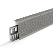 Плинтус напольный 70мм 2,2м "Деконика", 210 Дуб пепельный (Д-П70 210 ДУБ ПЕП)                                                                                                                           