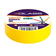 Изолента X Glass ПВХ 15мм*20м, желтая                                                                                                                                                                   