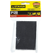 Губка шлифовальная STAYER MASTER четырехсторонняя Р120, 100х68х26мм(3560-1_z01)                                                                                                                         